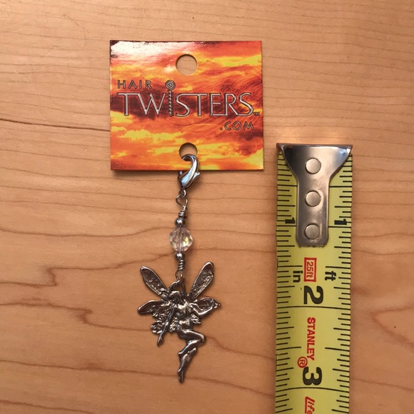 Large Silver Fairy Charm - Picture 5 of 7